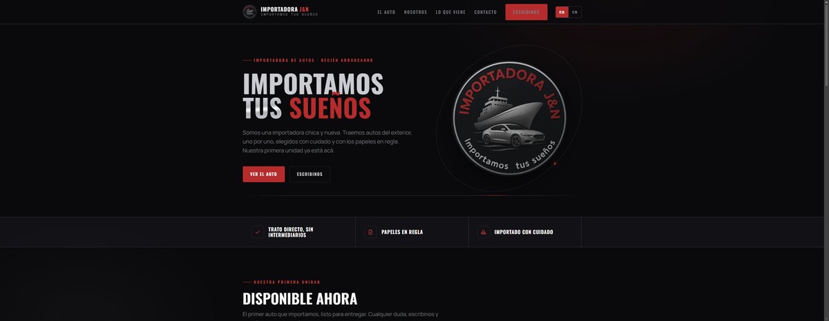 Importadora J&N — homepage