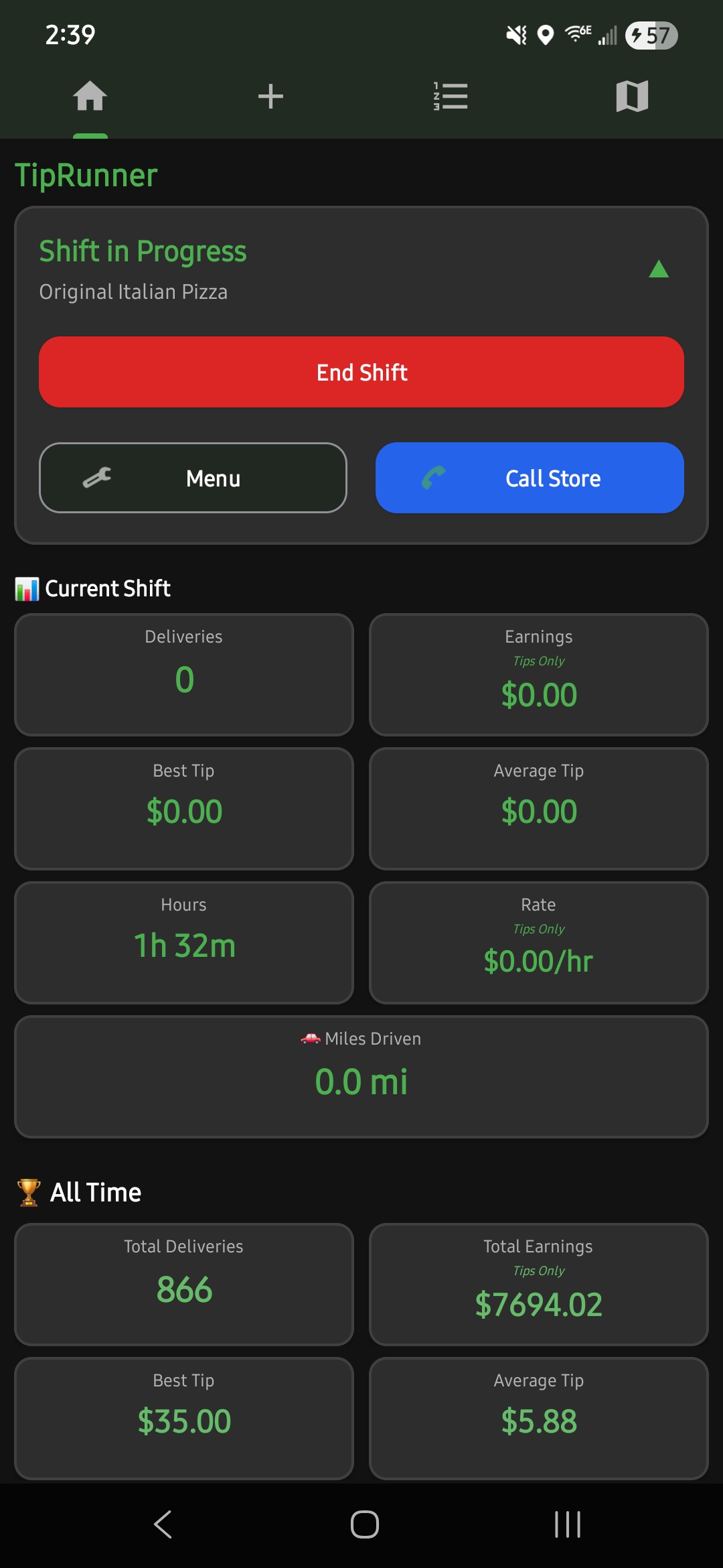 TipRunner screenshot 1